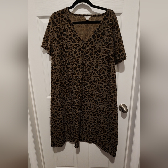 Cato Brown Leopard Print Maxi Dress - Picture 4 of 5